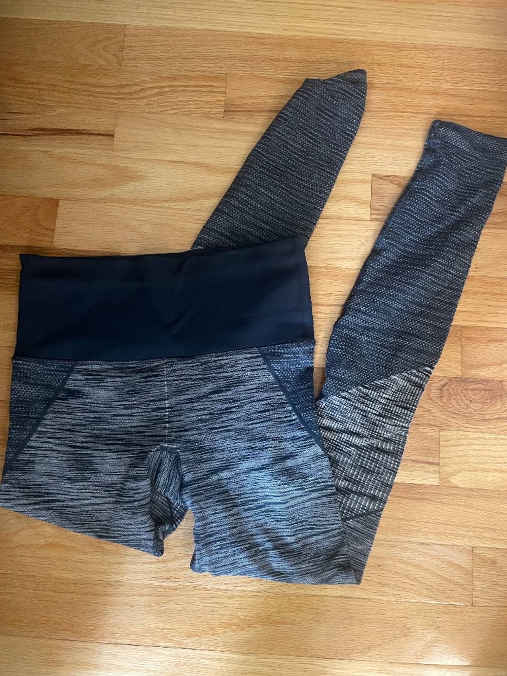 Athleta Navy and Gray Leggings
